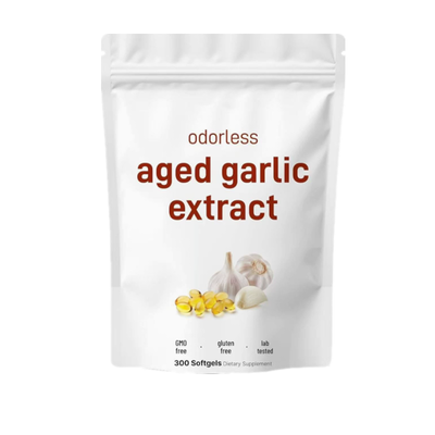 Hot Sale Herbal Supplement 100% Natural Aged Garlic Extract Odorless Aged Garlic Extract Softgels