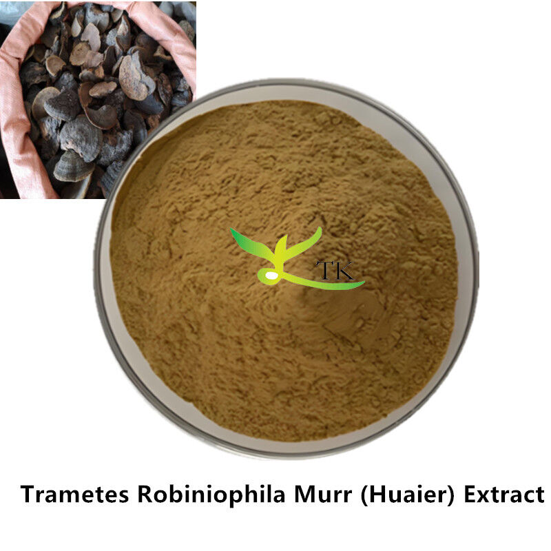 Natural Huaier Mushroom Powder Trametes Robiniophila Murr Extract Powder 30% Polysaccharides For Healthcare Supplement
