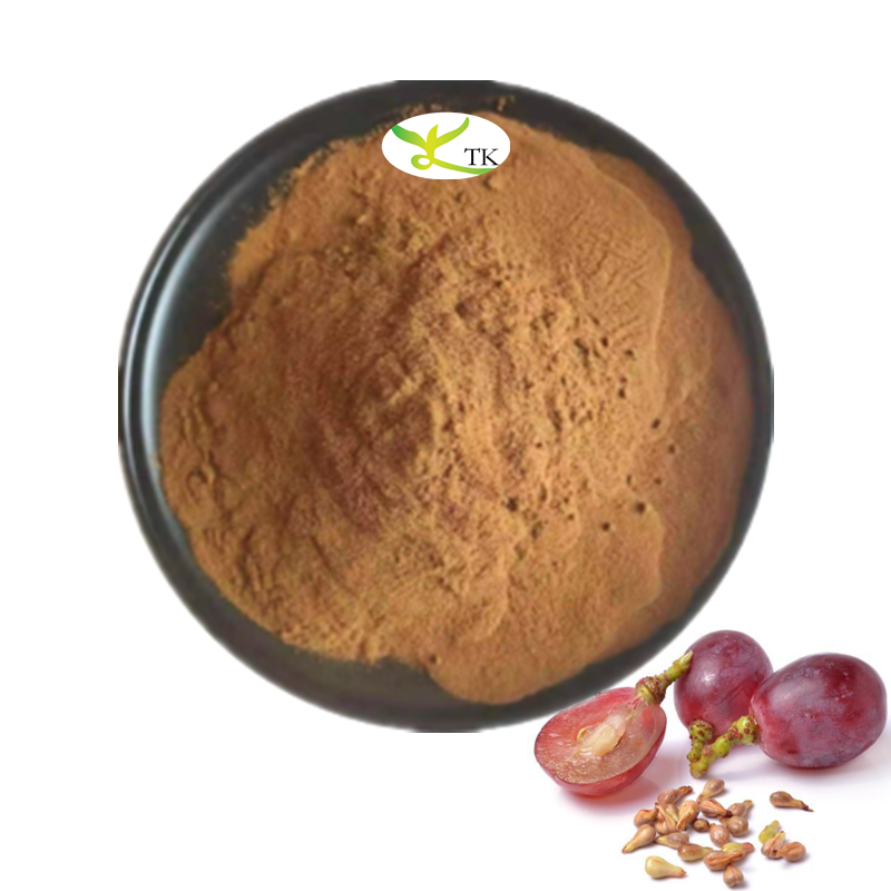 Factoty Supply Certified Top Quality Grape Seed Extract 50% Polyphenol Powder