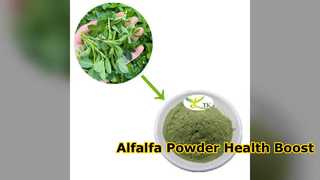 Pure Alfalfa Leaf Powder Natural Health Boost